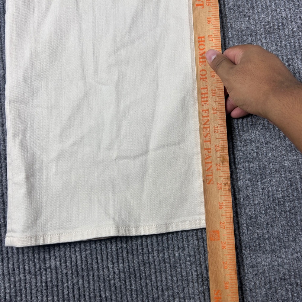 J.Crew Jeans Women's 28P Re-Imagined Wide Leg Patch Pocket Denim Off White Ivory - Picture 6 of 7